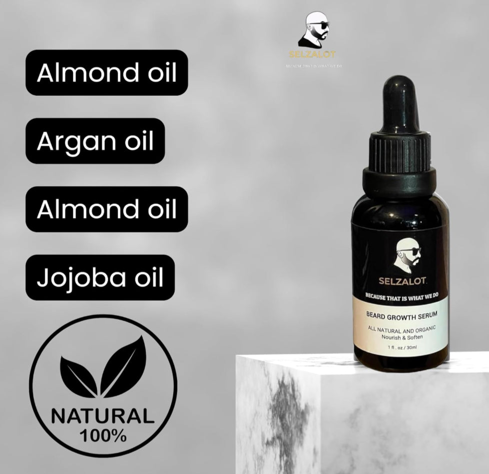 Unscented Beard Grooming Oil – 30 ml