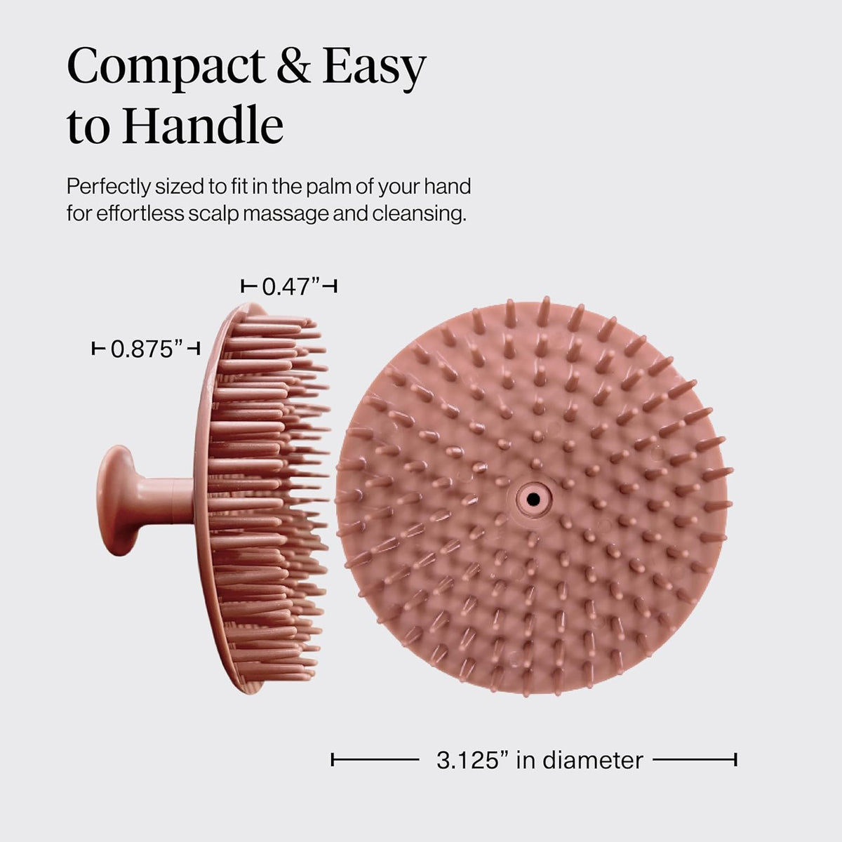 Kitsch Scalp Massager & Shampoo Brush – Terracotta
