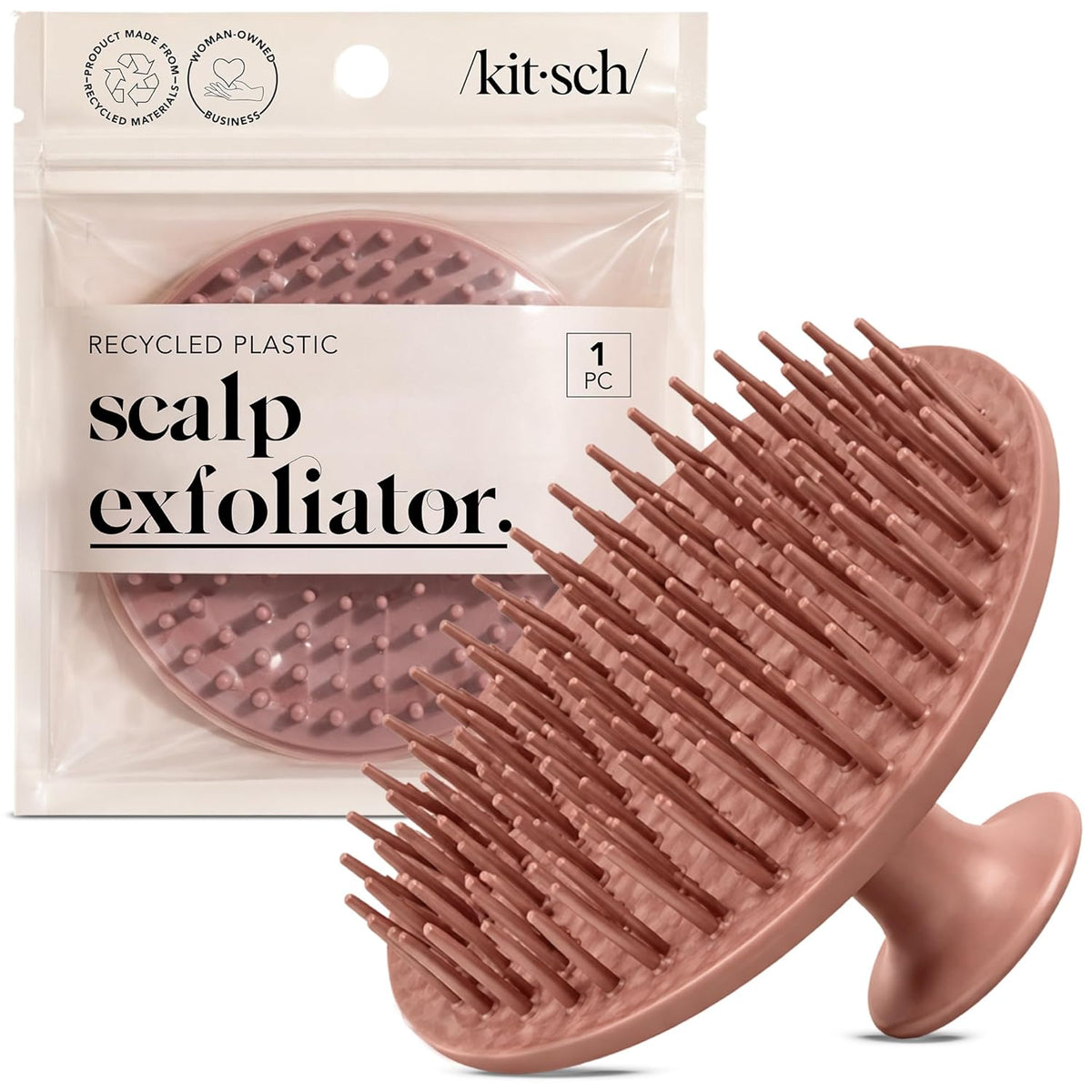 Kitsch Scalp Massager & Shampoo Brush – Terracotta