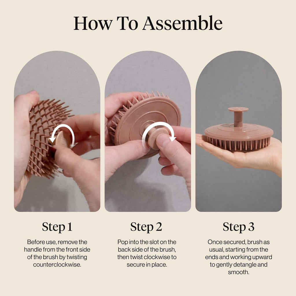 Kitsch Scalp Massager & Shampoo Brush – Terracotta