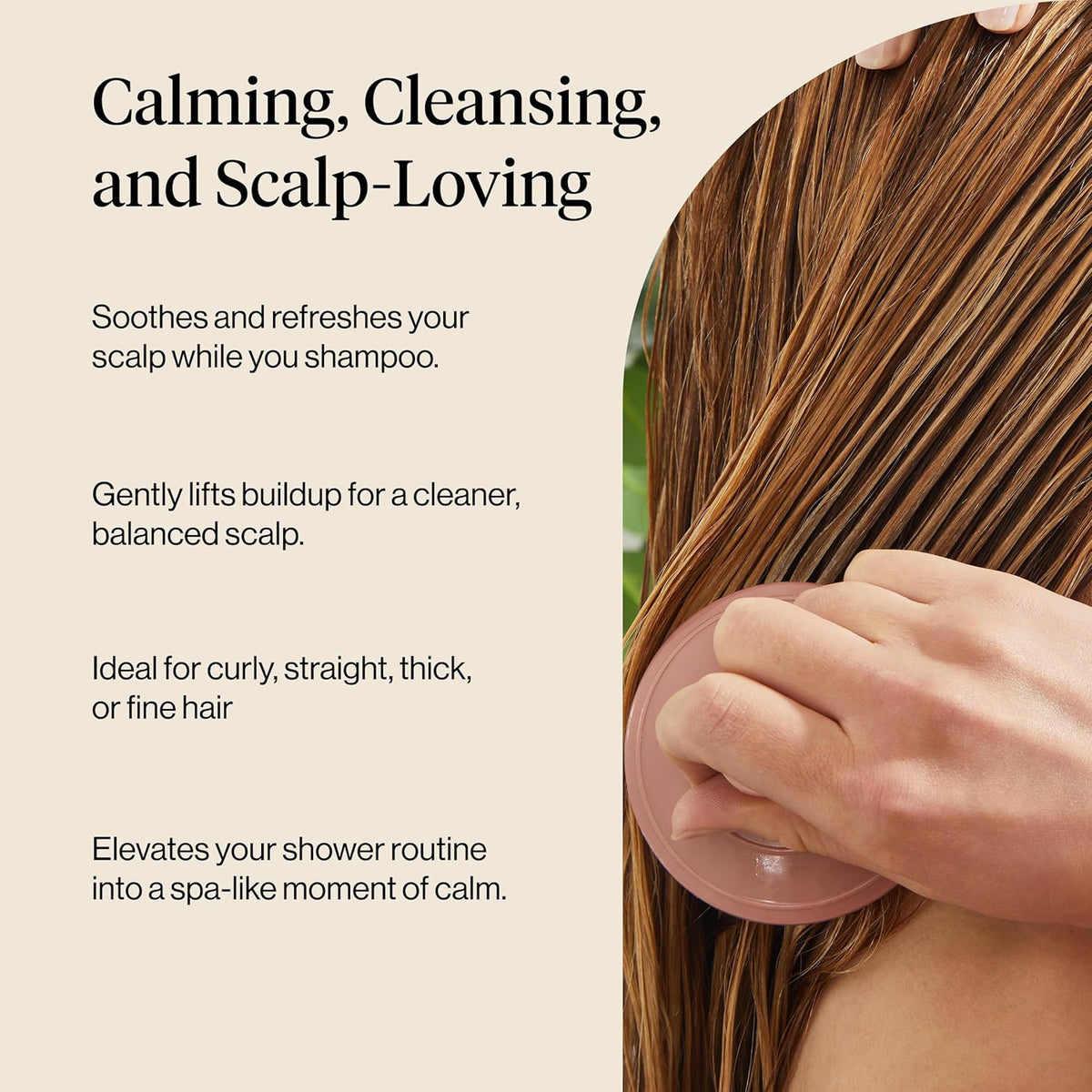 Kitsch Scalp Massager & Shampoo Brush – Terracotta