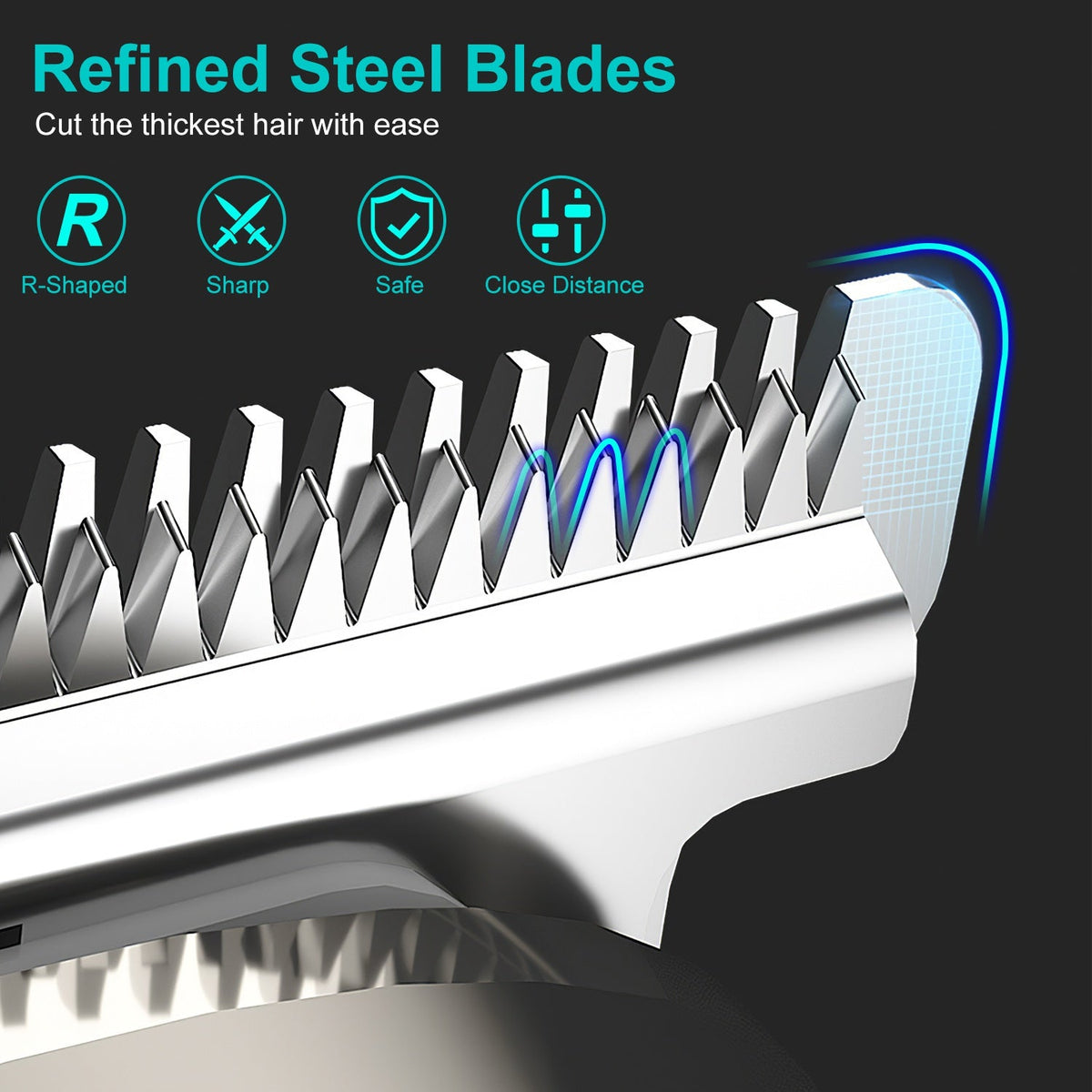All-in-One Cordless Beard & Body Trimmer – 5 Heads