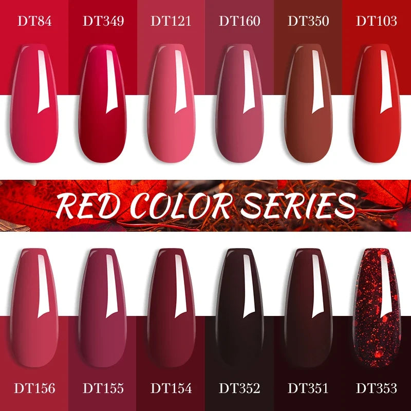 MEET ACROSS Color Gel Nail Polish, 7 ml